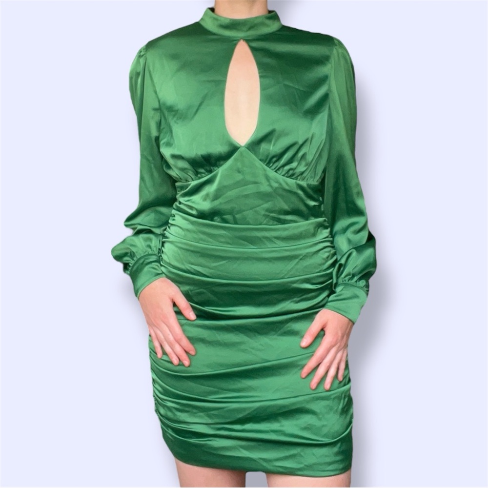 Majorelle  bristol mini dress in jewel green